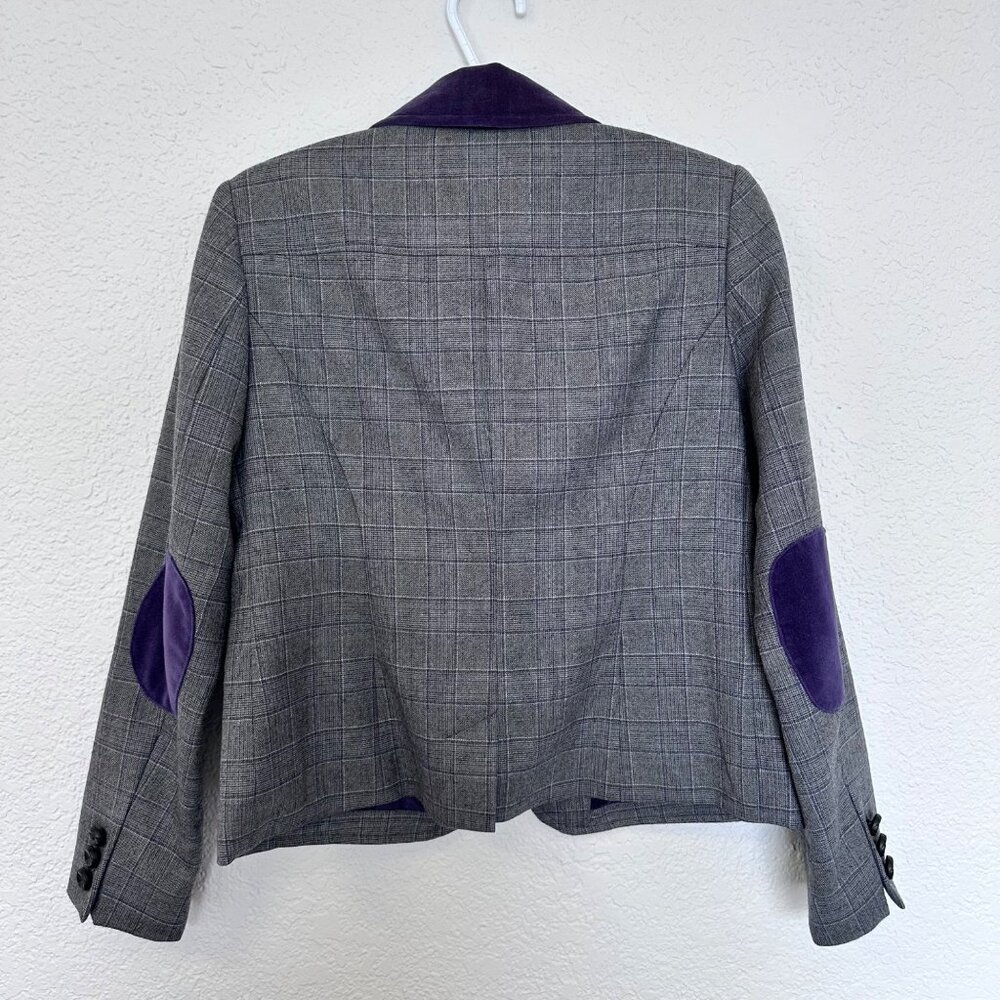 Pendleton Womens Jacket Elbow Patch Plaid Virgin … - image 2